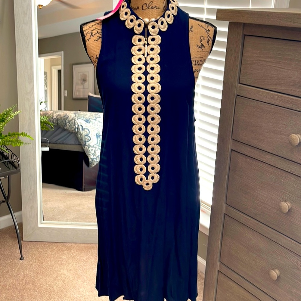 NWT - Lilly Pulitzer Jane Shift True Navy size 8